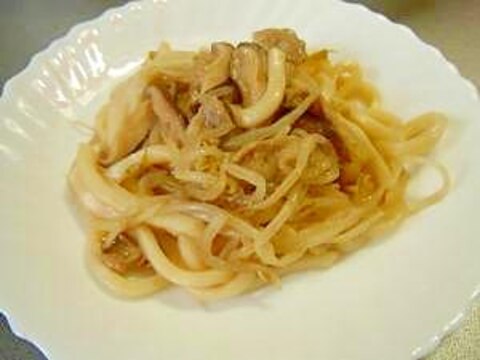 我が家の焼きうどん